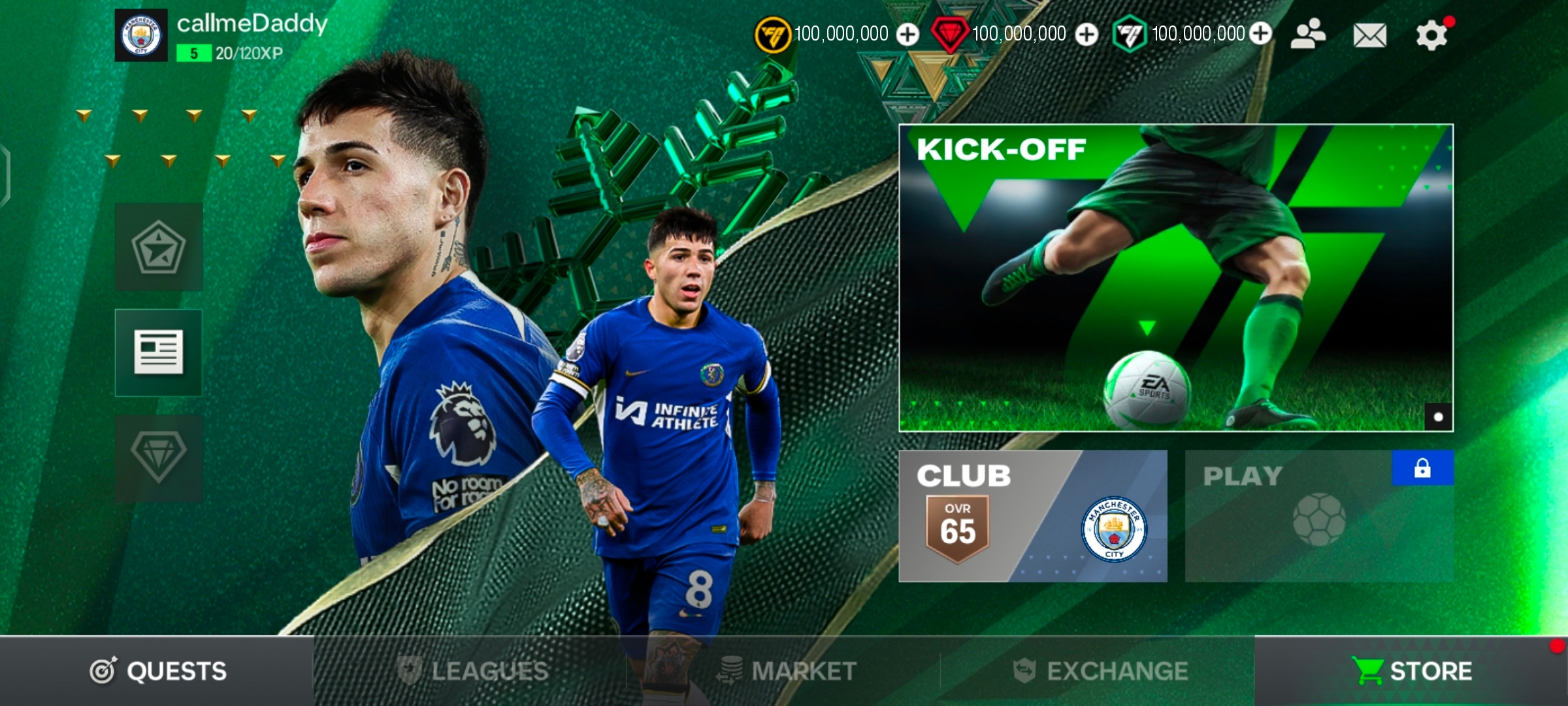 ea fc mod apk unlimited money gameplay screenshot 2 